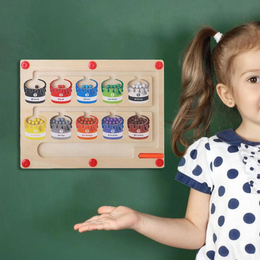 EcoToys | Aventura educativa de laberinto con imanes - Tablero magnético para clasificar